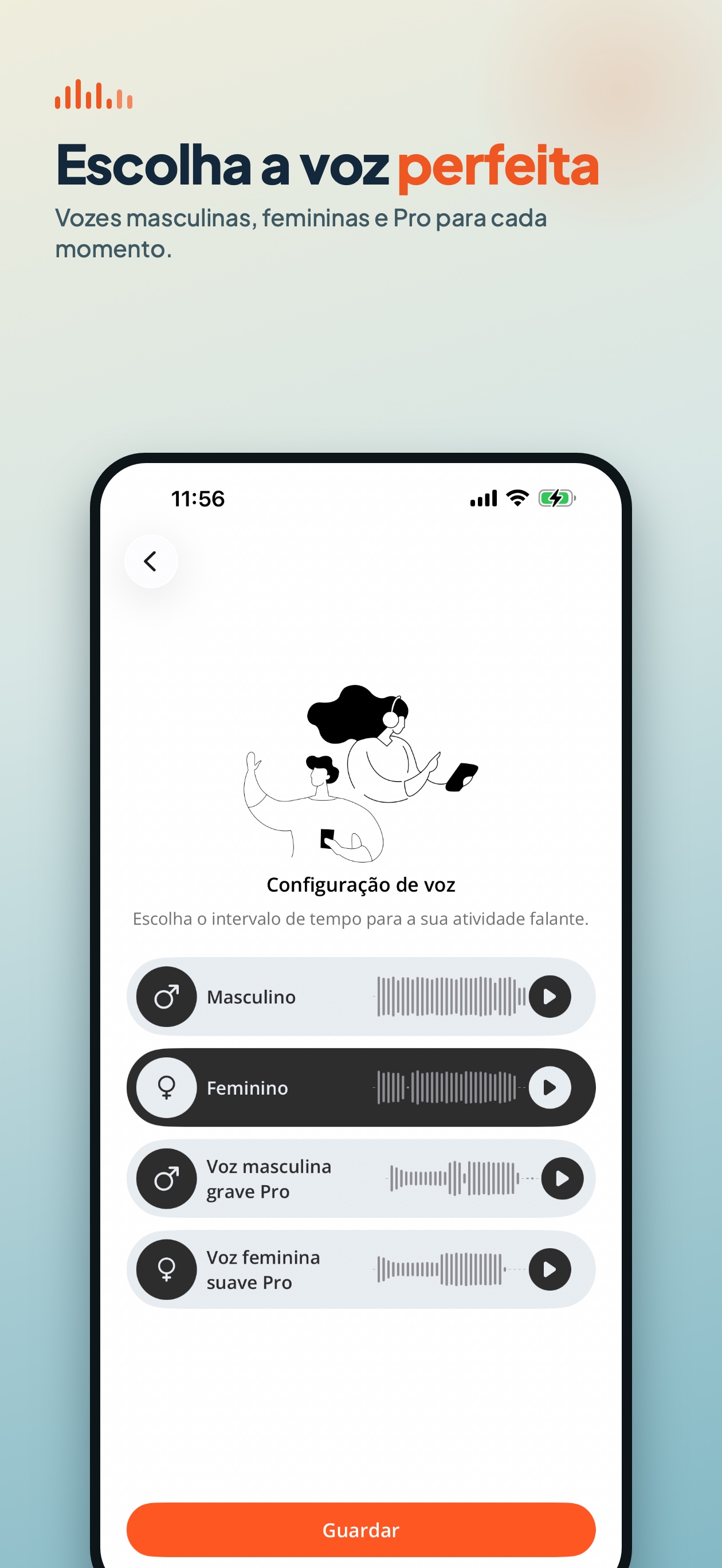 Speaking Clock with Voice screen 11